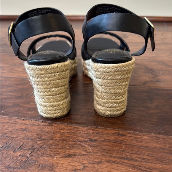 Black Wedge Sandals - Picture 5 of 5